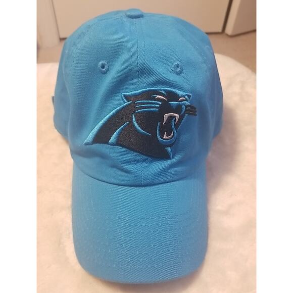 NWOT Carolina Panthers NFL Classic Cap Hat Football Panther Blue Buckle One Sz - Picture 1 of 4